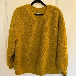 Old Navy Chartreuse Fuzzy Sweater